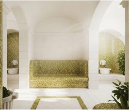 Modern spa and wellness center